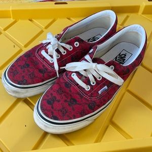 Red Skull Vans Era